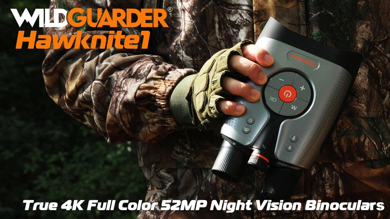 WILDGUARDER® Hawknite1 – True 4K Full Color 52MP Long Range Night Vision Binoculars Goggles
