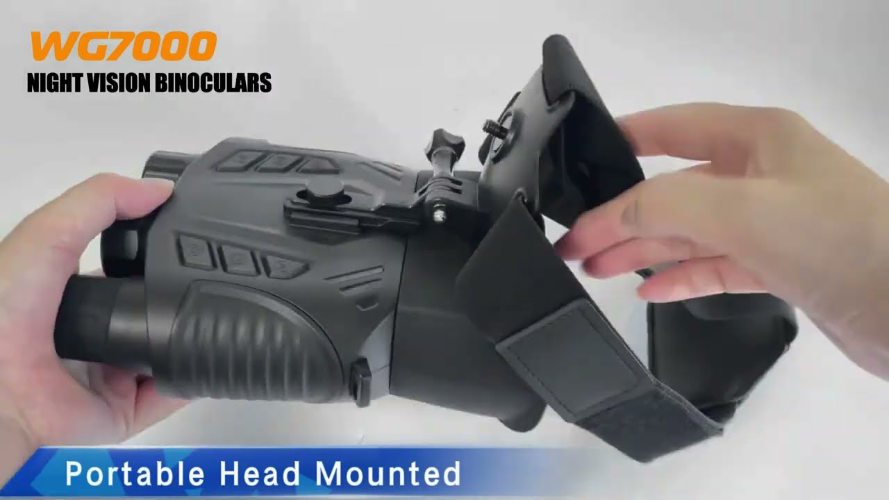 WILDGUARDER® WG7000 | 2.5K Night Vision Binoculars WIFI GPS Head Mounted IR Infrared Goggles