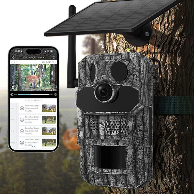 wildguarder solar 4G trail camera hunting camera hc808 16 WILDGUARDER® WG808 - 4G LTE Trail Camera Solar Powered Hunting Camera with GPS - Image 1