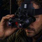 WILDGUARDER® WG9600 | 4K 3D Helmet Mounted Night Goggles Hands-Free Night Hunting Binoculars 6X Digital Zoom Night Vision NVG